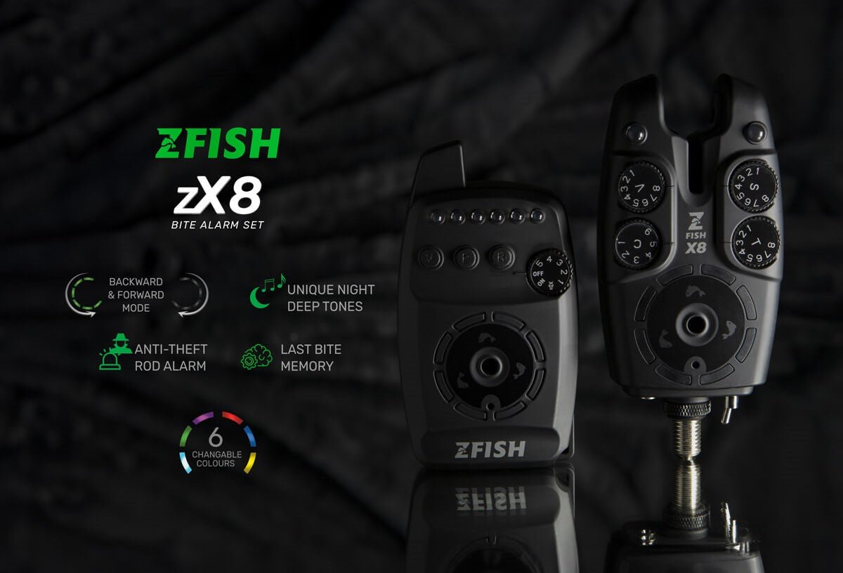 Set de alarmas 3+1 Zfish ZX8 Pro - Tienda Carpfishing