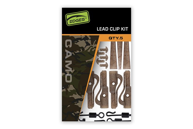 Set Lead Clip Fox Edges Camo - Tienda Carpfishing