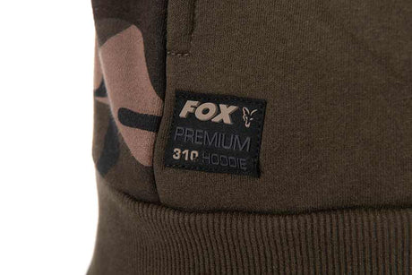 Sudadera Fox 310 Caqui Camo con capucha - Tienda Carpfishing