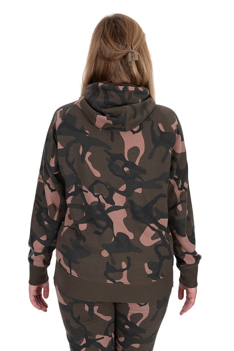 Sudadera Fox Camo para mujer con cremallera - Tienda Carpfishing