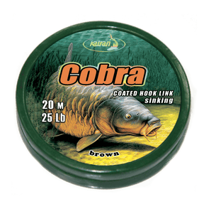 Trenzado Katran Coated Hooklink Cobra 25 lb 20 m - Tienda Carpfishing