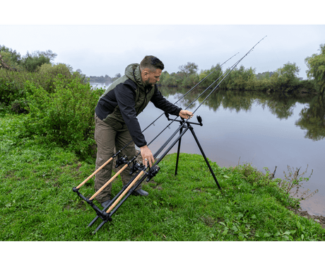 Trípode Korum Deluxe 3 cañas - Tienda Carpfishing