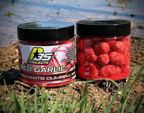 Hook Baits Dumbells Peralbaits Red Garlic 20 x 15 mm