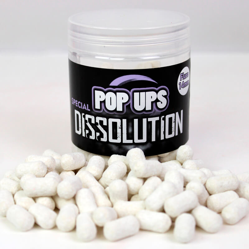 Pop ups Dumbells Pro Elite Baits Dissolution MB2 Blanco