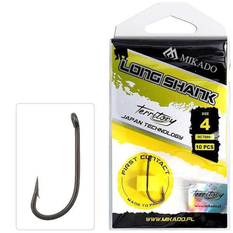 Anzuelos Mikado Long Shank - Tienda Carpfishing