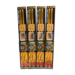 Anzuelos montados Fox Curve Short 2 - Tienda Carpfishing