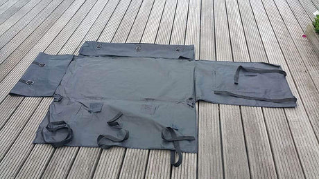 Barca Raptor 180 X - Wide Verde con suelo enrollable - Tienda Carpfishing