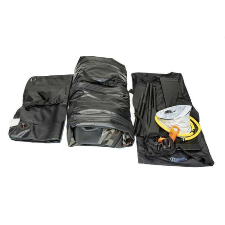 Barca Raptor 270 X - Wide Dark Camo con suelo de aluminio - Tienda Carpfishing