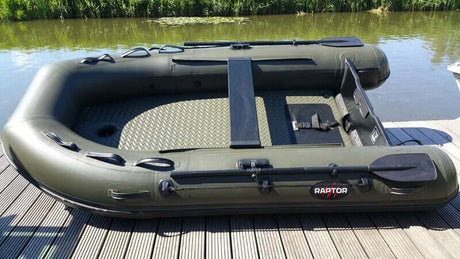 Barca Raptor 270 X - Wide Verde Airdeck - Tienda Carpfishing