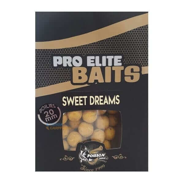 Boilies Pro Elite Baits Gold Sweet Dreams 20 mm - Tienda Carpfishing