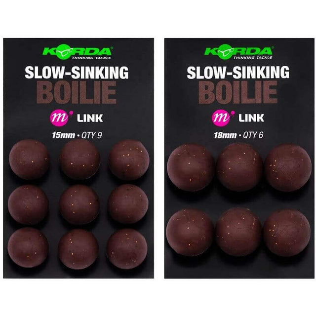 Boilies Slow Sinking Korda Link 15 mm - Tienda Carpfishing