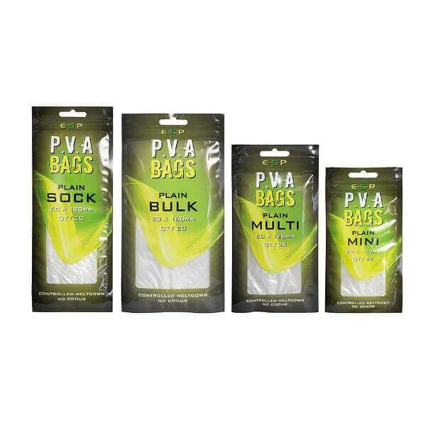 Bolsas de PVA ESP 50x100 mm - Tienda Carpfishing