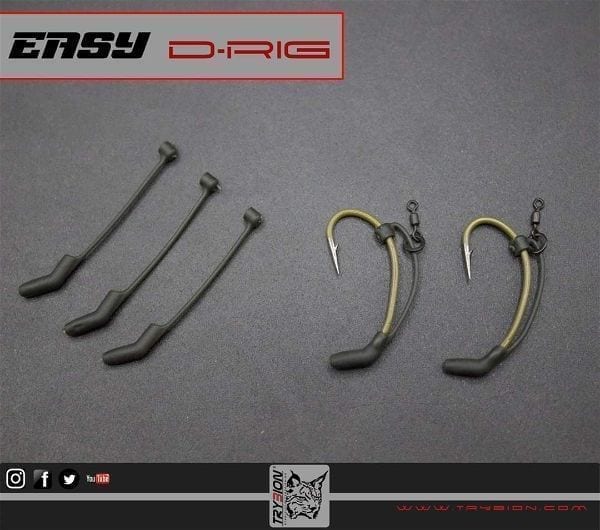 Easy D - Rig Pequeño 6 - 8 verde Trybion - Tienda Carpfishing