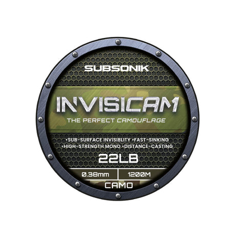 Hilo Sonik Subsonik Invisicam 1200 m - Tienda Carpfishing