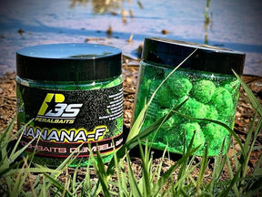 Hook Baits Dumbells Peralbaits Banana Fresa 20 x 15 mm - Tienda Carpfishing