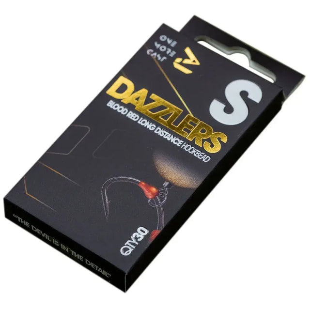 Hook Bead OMC Dazzlers Blood Red Distance S - Tienda Carpfishing