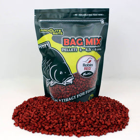 Micro Pellets Pro Elite Baits Robin Red 3, 4, 6 mm - Tienda Carpfishing
