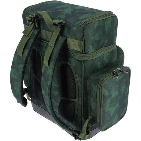 Mochila Multi - Pocket NGT Camo Verde - Tienda Carpfishing