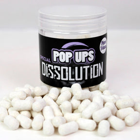 Pop ups Dumbells Pro Elite Baits Dissolution MB2 Blanco - Tienda Carpfishing