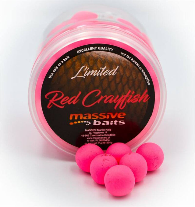 Pop ups Massive Baits Red Crayfish 14 mm - Tienda Carpfishing