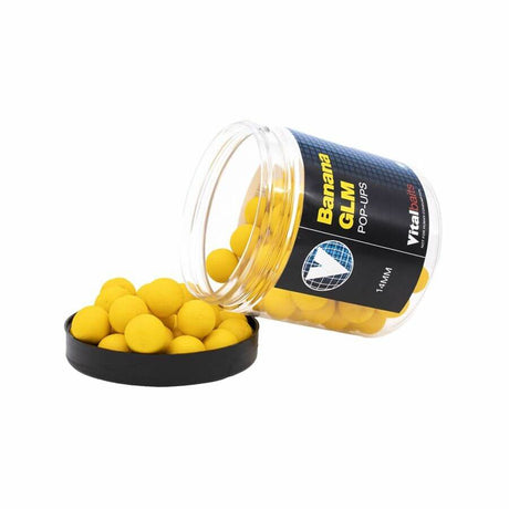 Pop ups Vitalbaits Banana GLM 18 mm - Tienda Carpfishing