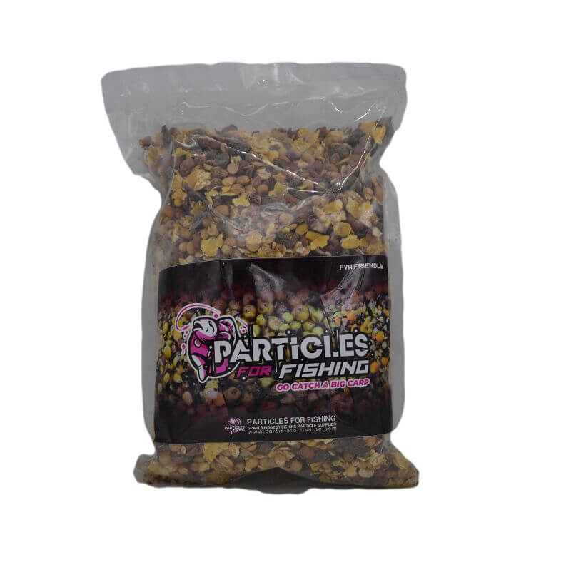 Semilla deshidratada Particles For Fishing 1 kg - Tienda Carpfishing