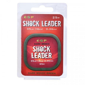 Trenzado ESP Shock Leader 35 lb / 25 m - Tienda Carpfishing