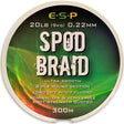 Trenzado ESP Spod 0,22 mm 300 m - Tienda Carpfishing