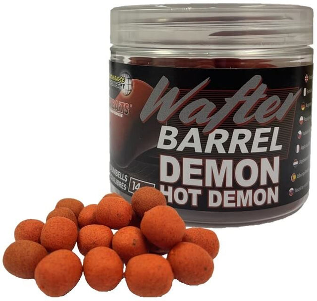 Wafters Dumbells Starbaits Barrel Hot Demon 14 mm - Tienda Carpfishing